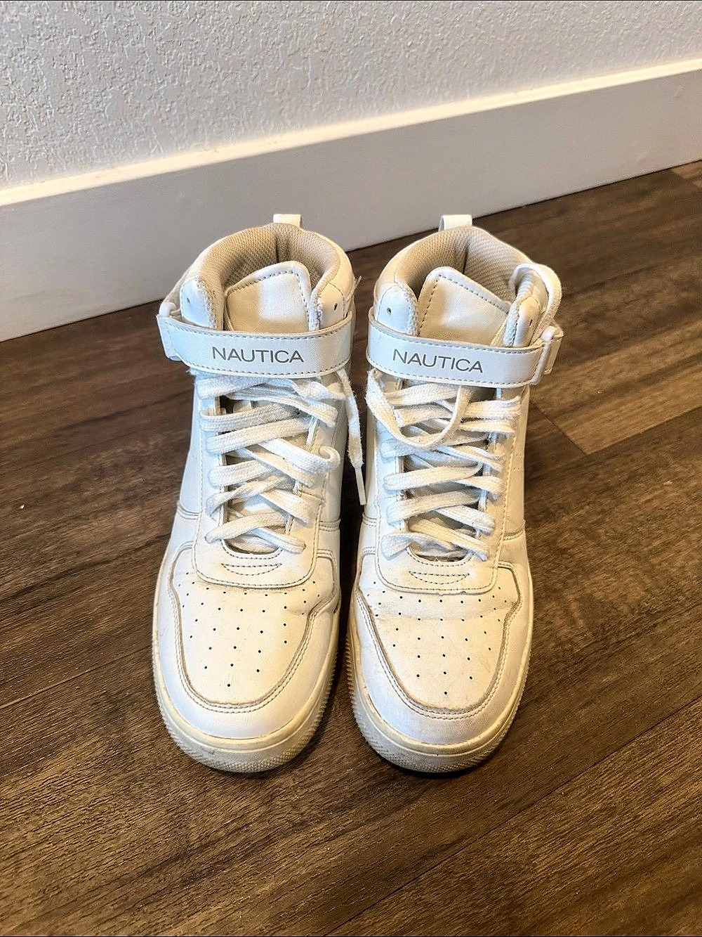 Nautica High-Top Sneakers in White